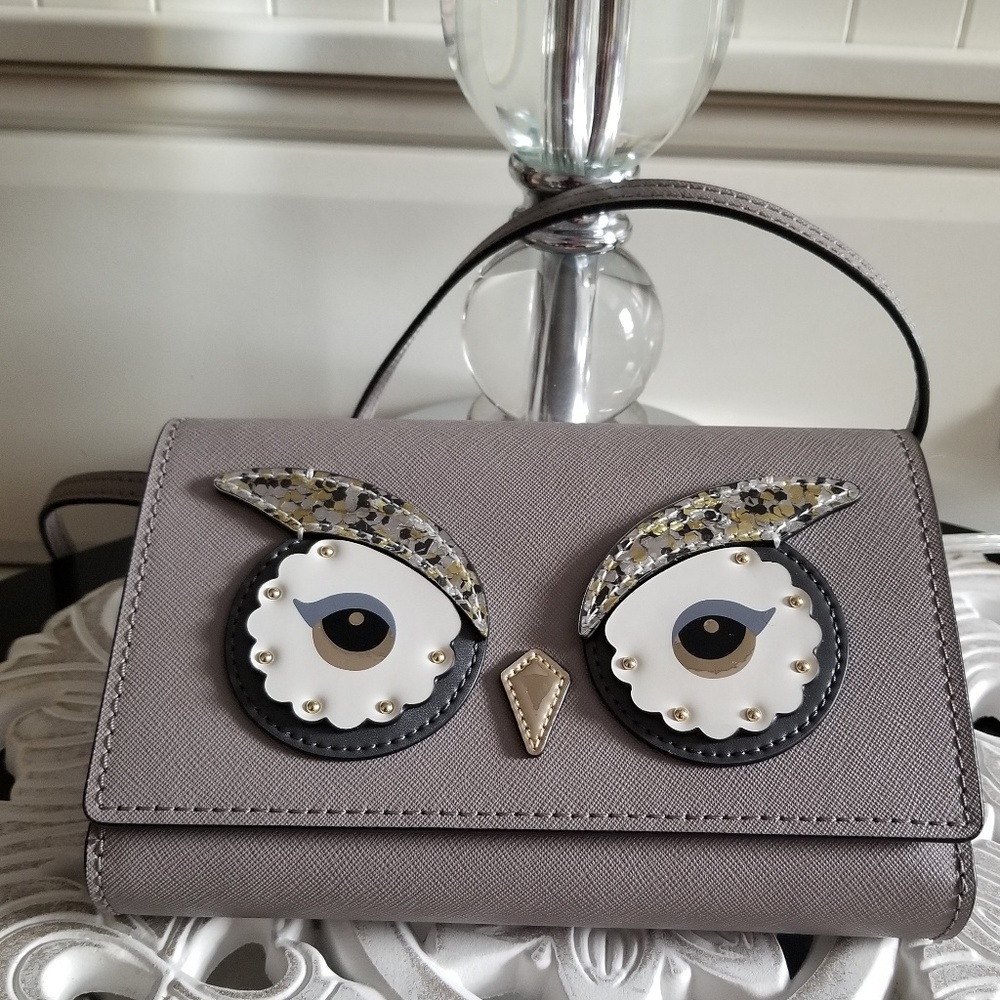 ✔SOLD♠️Kate Spade♠️ Owl Summer Clutch crossbody